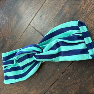 Mossimo Blue Green Bandeau Bikini Top Size S